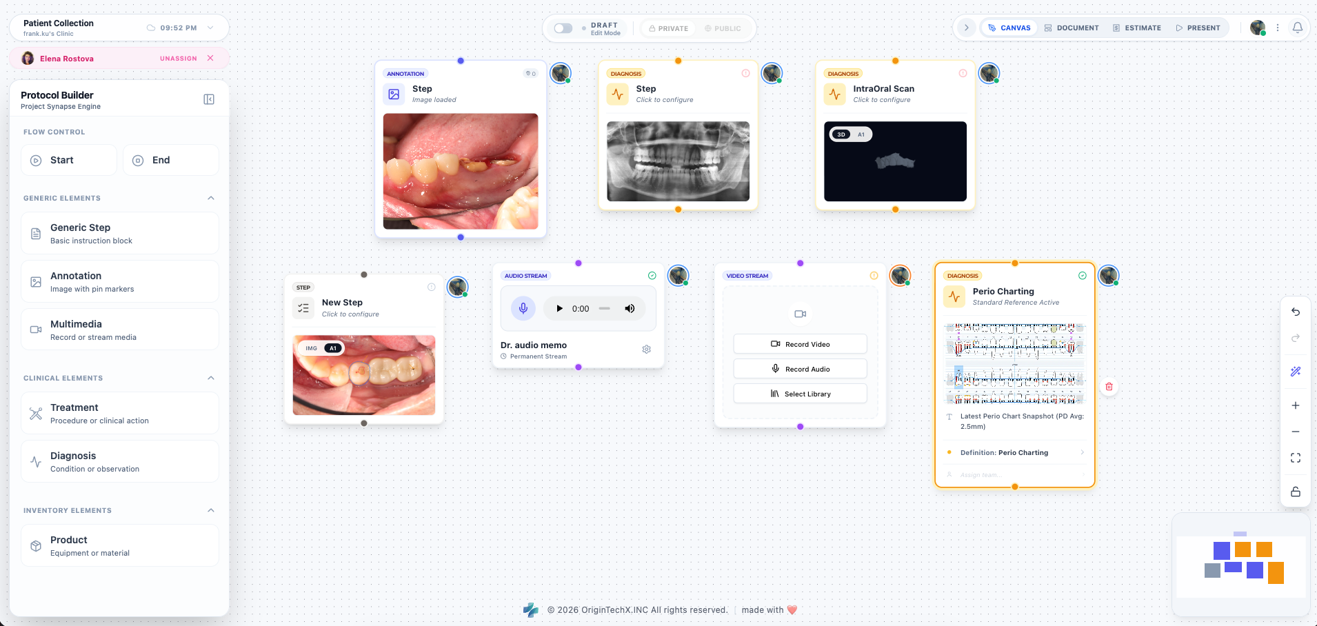 Solution Creator Studio - Unifying multimodal dental records on a single canvas
